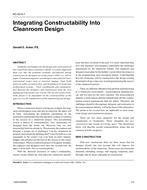 KC-03-09-1 — Integrating Constructability Into Cleanroom Design