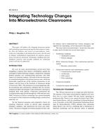 KC-03-09-3 — Integrating Technology Changes Into Microelectronic Cleanrooms