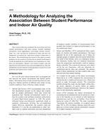 4635 — A Methodology for Analyzing the Association Between Student Performance and Indoor Air Quality