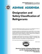 ASHRAE 15-2010 (packaged w/ 34-2010) Addenda e, f, g, h