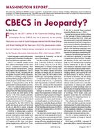 Washington Report: CBECS in Jeopardy?