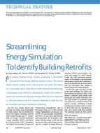 Streamlining Energy Simulation to Identify Building Retrofits