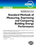 ASHRAE 105-2007 Addenda a and b