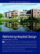 ASHRAE Technology Award: Rethinking Hospital Design