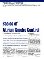 Basics of Atrium Smoke Control