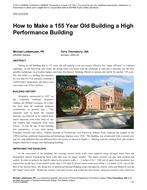 CH-12-C015 — How to Make a 155 Year Old Building a High Performance Building