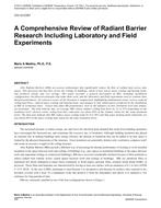 CH-12-C051 — A Comprehensive Review of Radiant Barrier Research Including Laboratory and Field Experiments