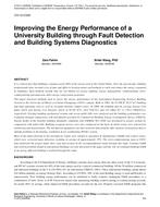 CH-12-C020 — Improving the Energy Performance of a University Building through Fault Detection and Building Systems Diagnostics