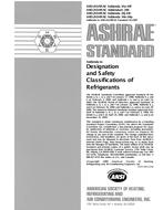 ASHRAE 34-1997 Addenda a, b, c, d, e, f, h, j, k, l, o, and p