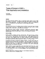 DC-83-07-1 — Types of Pumps in HVAC–Their Application and Installation