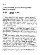 DC-2767 — Computer-Aided Design of a Grinding Booth for Large Castings