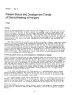 DC-83-01-4 — Present Status and Development Trends of District Heating in Hungary