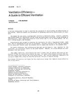 DC-83-09-2 — Ventilation Efficiency–A Guide to Efficient Ventilation