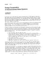 DC-83-07-3 — Energy Conservation in Hot and Chilled Water Systems