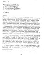 HO-82-18-2 — Principles and Effects of Hypobaric Storage of Fruits and Vegetables