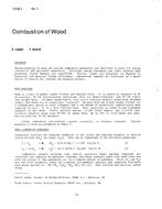 TO-82-01-1 — Combustion of Wood