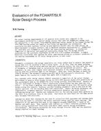 TO-82-07-2 — Evaluation of the FCHART/SLR Solar Design Process