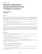 CH-81-11-3 — Control Strategies in Major Shopping Centers: The Energy Viewpoint