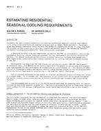 CH-81-03-2 — Estimating Residential Seasonal Cooling Requirements