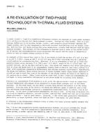 CH-81-13-1 — A Re-Evaluation of Two-Phase Technology in Thermal Fluid Systems