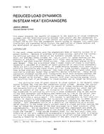 CH-81-13-2 — Reduced Load Dynamics in Steam Heat Exchangers