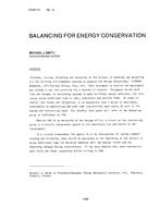 CH-81-14-2 — Balancing for Energy Conservation