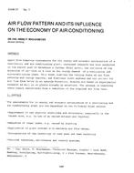 CH-81-17-1 — Air Flow Pattern and Its Influence on the Economy of Air Conditioning