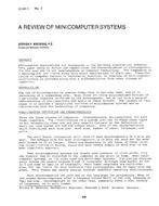 CH-81-01-2 — A Review of Minicomputer Systems