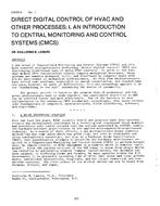 CH-81-04-1 — Direct Digital Control of HVAC and Other Processes: 1. An Introduction to Central Monitoring and Control Systems (CMCS)