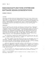 CH-81-04-2 — EMCS Backup Functions: System and Software Design Considerations