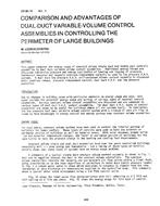 DV-80-10-3 — Comparison and Advantages of Dual-Duct Variable-Volume Control Assemblies in Controlling the Perimeter of Large Buildings