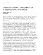 CI-81-05-5 — A Re-Evaluation of Laminar Airflow in Hospital Operating Rooms