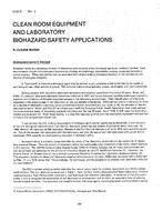 CI-81-05-3 — Clean Room Equipment and Laboratory Biohazard Safety Applications