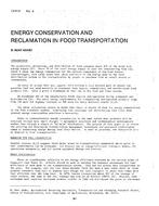 CI-81-08-2 — Energy Conservation and Reclamation in Food Transportation