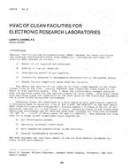 CI-81-05-2 — HVAC of Clean Facilities for Electronic Research Laboratories