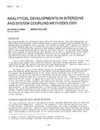 CI-81-03-1 — Analytical Developments in Interzone and System Coupling Methodology