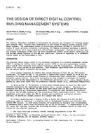 LA-80-10-1 — The Design of Direct Digital Control Building Management Systems