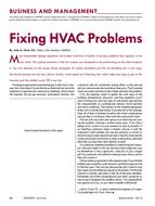 Business & Management: Fixing HVAC Problems