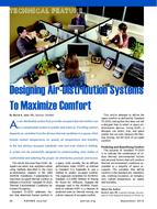 Designing Air-Distribution Systems to Maximize Comfort