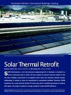 ASHRAE Technology Award: Solar Thermal Retrofit