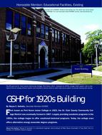 ASHRAE Technology Award: GSHP for 1920s Building