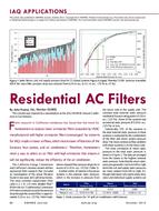 IAQ Applications: Residential AC Filters