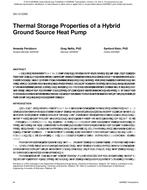 SA-12-C005 — Thermal Storage Properties of a Hybrid Ground Source Heat Pump