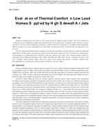 SA-12-C041 — Evaluation of Thermal Comfort in Low Load Homes Supplied by High Sidewall Air Jets