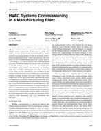 SA-12-030 — HVAC Systems Commissioning in a Manufacturing Plant