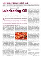 Refrigeration Applications: Lubricating Oil