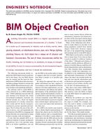 Engineer's Notebook: BIM Object Creation