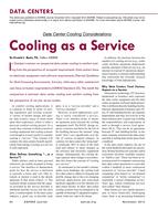 Data Centers: Cooling as a Service