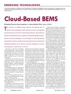 Emerging Technologies: Cloud-Based BEMS