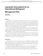 Laying the Groundwork for an International Refrigerant Management Plan